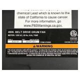 Strongway 48in. Belt Drive Drum Fan, 20,600 CFM, 9/10 HP