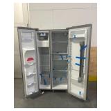 Frigidaire 26 Cu. Ft. 36  Standard Depth Side by Side Refrigerator (FRSS2623AS) Dimensions: 36  W x 32  D x 69-1/2  H