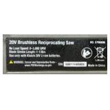 KLUTCH 20V Brushless Reciprocating Saw