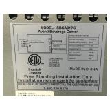 Avanti SBCA017G Beverage Cooler