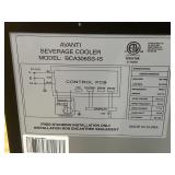 Avanti Beverage Cooler BCA306SS-IS
