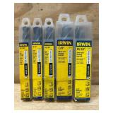 Irwin Silver & Deming Drill Bit lot of 5