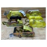 Ultra-Tow Nylon Tow Strap, Ratchet Tie Down lot of 7