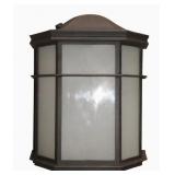 Litex - Lot of 2 - 9.5-in H ODWLED-2CBZ Bronze LED Outdoor Wall Light