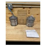 Litex - Lot of 2 - 9.5-in H ODWLED-2CBZ Bronze LED Outdoor Wall Light