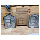 Litex - Lot of 2 - 9.5-in H ODWLED-2CBZ Bronze LED Outdoor Wall Light