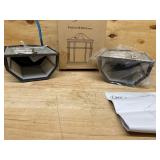 Litex - Lot of 2 - 9.5-in H ODWLED-2CBZ Bronze LED Outdoor Wall Light