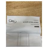 Litex - Lot of 2 - 9.5-in H ODWLED-2CBZ Bronze LED Outdoor Wall Light