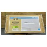 10.63 in. 1-Light White Dimmable LED Flush Mount