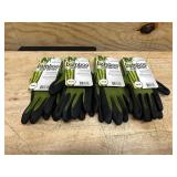 Bellingham Bamboo Gardener Unisex Palm-dipped Gardening Gloves Green S (lot of 4)