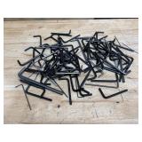 Randomly assorted hex keys