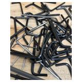 Randomly assorted hex keys