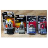 MASTERLOCK lot of 4