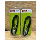 Infinite Innovations UV008020 25 in. Black Top Post Cable (lot of 2)