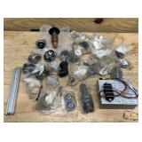 Random lot of mechanical and electronic parts