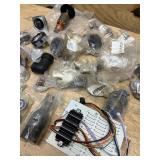 Random lot of mechanical and electronic parts