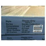 NORDIC COLLECTION Lot of 10 Boxes of- Glacier Grey Vinyl Plank | 28.68 SF/Box (Total of 286.8 Sq. Ft.) Great for Rooms up to 250 sq. ft.