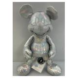 Collectible Limited Edition 17" Disney Store Mickey Mouse Memories Series (December)  #12/12 Limited Release Holographic Mickey Mouse Plush