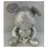 Collectible Limited Edition 17" Disney Store Mickey Mouse Memories Series (December)  #12/12 Limited Release Holographic Mickey Mouse Plush