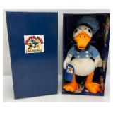 1999 Disney Store 65th Anniversary "65 Feisty Years" DONALD DUCK Plush In Original Box (New Old Stock)