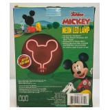Vintage Disneys Juinior Mickey Mouse Neon Led Lamp (New Old Stock)