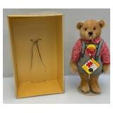 RARE 1986 Vintage Steiff Black Forest Lederhosen Teddy Bear (#0276/28) 11" (In Original Box)