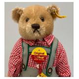 RARE 1986 Vintage Steiff Black Forest Lederhosen Teddy Bear (#0276/28) 11" (In Original Box)