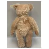 Vintage Steiff Replica Limited Edition Of 8,000 "Teddy Rose 1925" Bear 15" Ear Tag #407154 (00413) Curly Pink Mohair Fully Jointed Body, Growler, Glass Eyes, Pink Felt Paw Pads New Old Stock in Origin