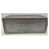 Vintage Steiff Replica Limited Edition Of 8,000 "Teddy Rose 1925" Bear 15" Ear Tag #407154 (00413) Curly Pink Mohair Fully Jointed Body, Growler, Glass Eyes, Pink Felt Paw Pads New Old Stock in Origin