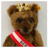 1985 Margarette Steiff "Berlin Bear" Fully Jointed, Ear Tag # 0251/34 In Original Box In Original Box 13"