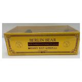 1985 Margarette Steiff "Berlin Bear" Fully Jointed, Ear Tag # 0251/34 In Original Box In Original Box 13"