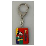 VintageHard To Find Collectible ERO Disney Disneyland & Mickey Mouse Keychains