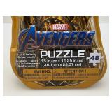 Collectible Avengers Infinity Gauntlet Puzzle With Gem 48 Piece (New Old Stock)