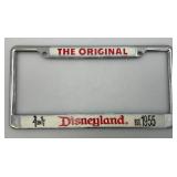 Vintage Collectible Metal The Original Disneyland License Plate Frame (Very Cool)