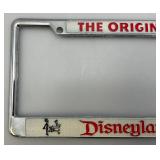 Vintage Collectible Metal The Original Disneyland License Plate Frame (Very Cool)