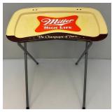 Vintage Collectible Miller High Life Metal TV Trays