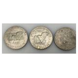 1972 Plain No Mint Mark Eisenhower One Dollar Coins