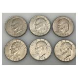 1972 D Eisenhower One Dollar Coins