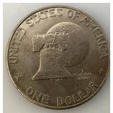 1776-1976 Type One Wide Print Bicentennial Eisenhower One Dollar Coin