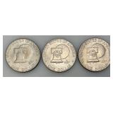 1776-1976 D Bicentennial Eisenhower One Dollar Coins