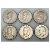 1776-1976 D Bicentennial Eisenhower One Dollar Coins