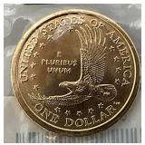 2000 P Sacagawea One Dollar Coin Uncirculated-60 (Factory Sealed)