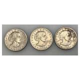 1980 P Susan B Anthony One Dollar Coins