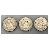 1999 D & P Susan B Anthony One Dollar Coins