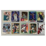 Misc. Unsorted Sports Cards Some With Protective Sleeves