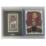 Misc. Baseball Patch Cards In Double Protective Sleeves