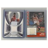 Misc. Basketball Patch Cards In Double Protective Sleeves