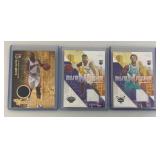 Misc. Basketball & Football Patch Cards In Double Protective Sleeves