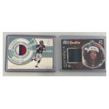 Misc. Basketball & Football Patch Cards In Double Protective Sleeves