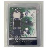 Artifacts 18/40 Triple Patch Card Including Jean-Sabastien Giguere, Phil Kessel And Tomas Kaberle Double Sleeved